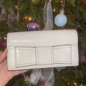 Kate spade cream wallet